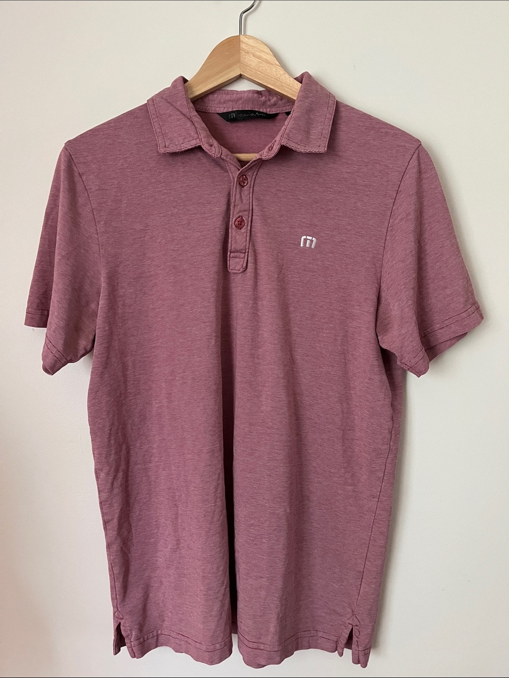 Travis Mathew Men's Polo in Dusty Rose